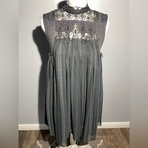 Free People Black Lace Dress